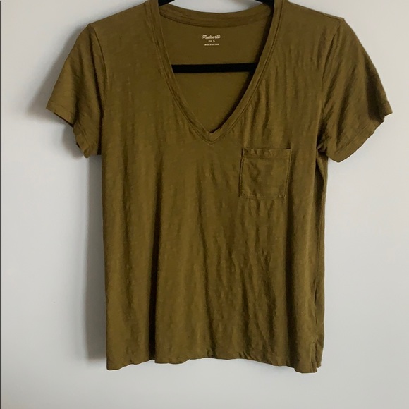 Madewell Cotton V-neck - Picture 3 of 4